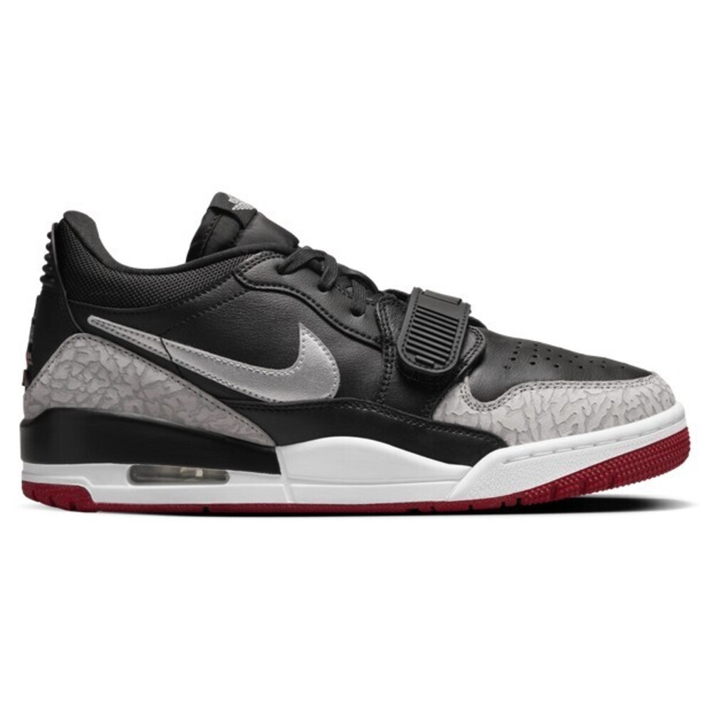Air Jordan Womens Legacy 312 Trainers, Black/Silver , 4